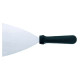 Шпатель кондитерский треугольный Mallard Ferriere 245-114х100 мм черный 01021