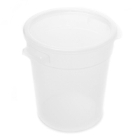 Круглий контейнер для зберігання продуктів GastroPlast 7,5 л поліпропілен GRPP--008 без кришки