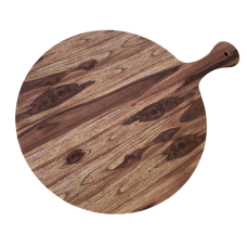 Дошка для піци з ручкою Wood Effect кругла Ø 350 мм w35