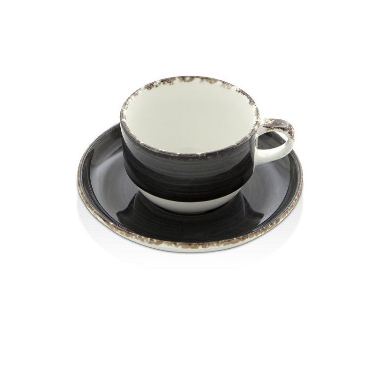 Чашка з блюдцем Fine Dine Onyx 90 мл 775097