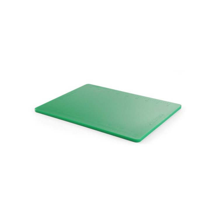 Доска разделочная Hendi Perfect Cut 500x380x(H)12 мм закругленные края зеленая 826430