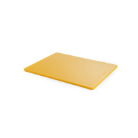 Доска разделочная Hendi Perfect Cut 500x380x(H)12 мм закругленные края желтая 826454