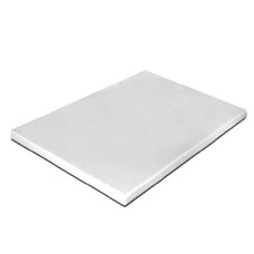 Доска разделочная Yelkar Plastik 440x380x20 мм белая YP 1500 White