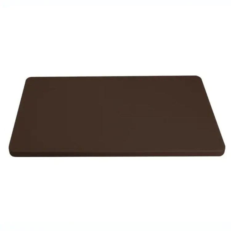 Дошка обробна Yelkar Plastik 400х600х20 мм заокруглені краї HACCP коричнева YP 1504-1 Brown