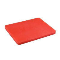 Дошка обробна Yelkar Plastik 400х600х20 мм заокруглені краї HACCP червона YP 1504-1 Red