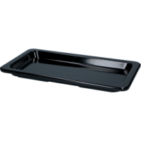 Гастроємність із меламіну з тонким обідком чорна Dalebrook GN 1/3 TB1450 - 325х176х30 мм, 0.3 л
