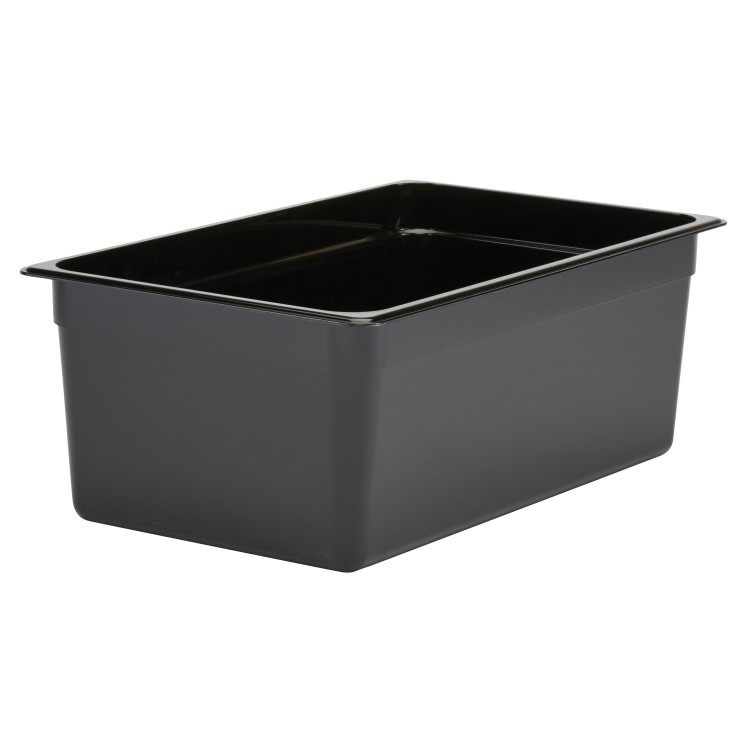Гастроемкость из черного поликарбоната Cambro 18CW GN 1/1 - 530х325х200 мм, 25.6 л