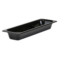 Гастроємність із чорного полікарбонату Cambro 22LPCW GN 1/2 - 530х162х65 мм, 3 л