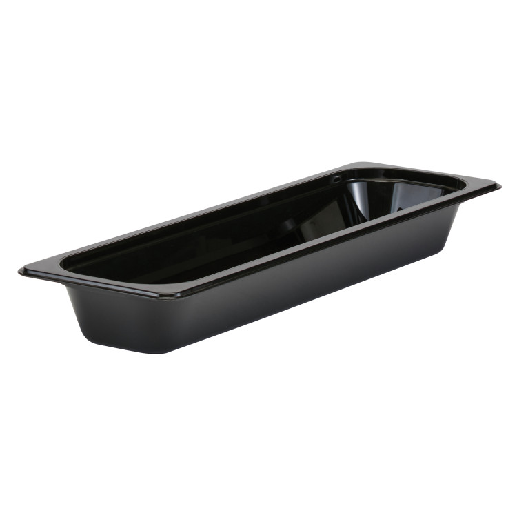 Гастроємність із чорного полікарбонату Cambro 22LPCW GN 1/2 - 530х162х65 мм, 3 л