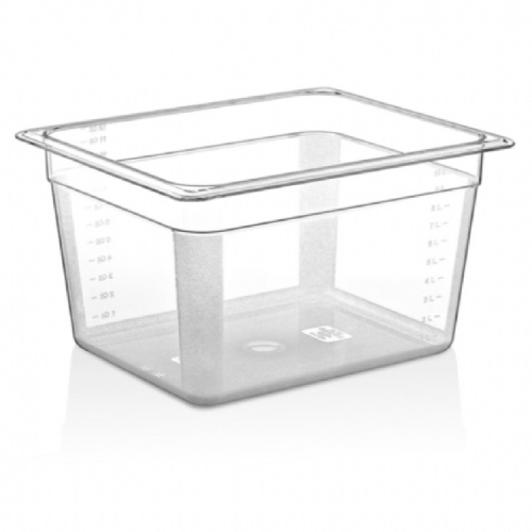 Гастроємність поліпропіленова GN 1/2 GastroPlast GNPP-12200 - 325х265х200 мм