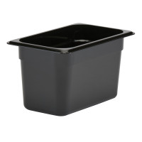 Гастроємність із чорного полікарбонату Cambro 46CW GN 1/4 - 265х162х150 мм, 3.7 л