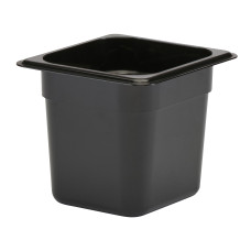 Гастроемкость из черного поликарбоната Cambro 66CW GN 1/6 - 176х162х150 мм, 2.2 л