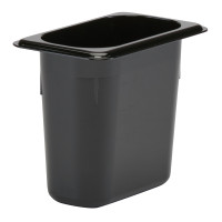 Гастроємність із чорного полікарбонату Cambro 96PCW GN 1/9 - 176х108х150 мм, 1.4 л