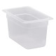 Гастроємність із прозорого поліпропілену Cambro 46PP GN 1/4 - 265х162х150 мм, 3.7л