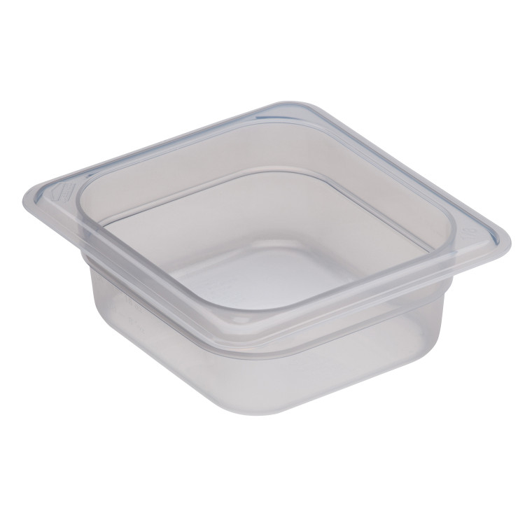 Гастроємність із прозорого поліпропілену Cambro 62PP GN 1/6 - 176х162х65 мм, 1 л