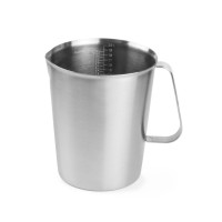 Глечик сталевий з мірною шкалою, 2 л, Ø140x(H)175 мм