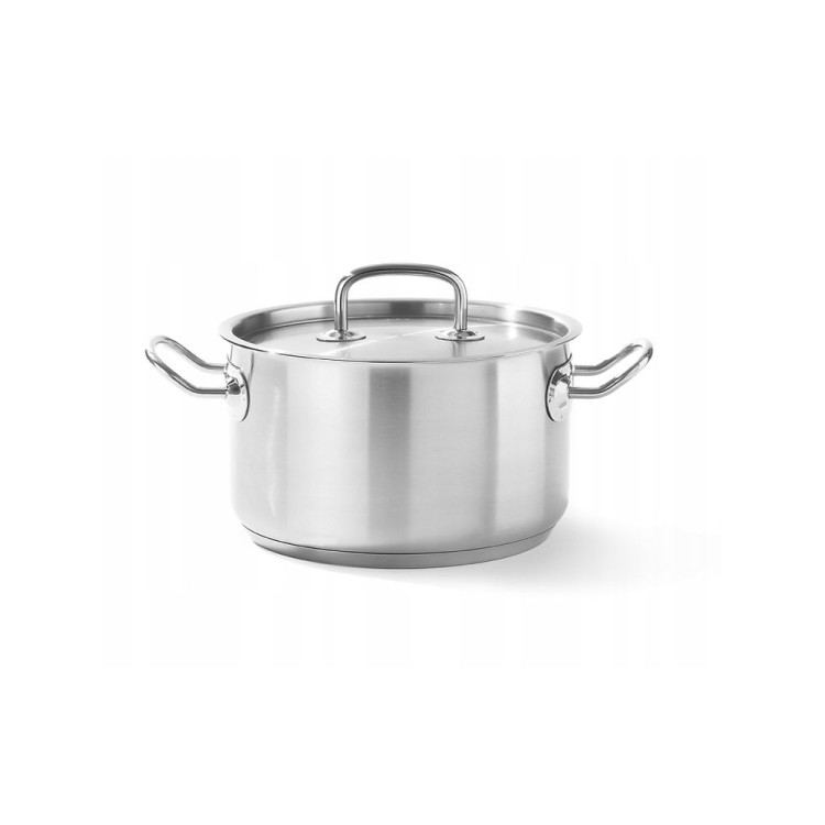 Кастрюля средняя с крышкой Hendi Kitchen Line 3.5 л Ø200x(H)115 мм 836200