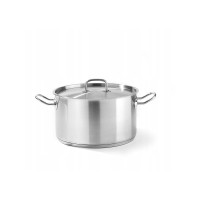 Каструля середня з кришкою Hendi Kitchen Line 9 л Ø280x(H)155 мм 836408