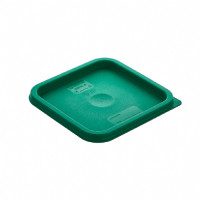 Кришка для квадратного контейнера з поліпропілену Gastroplast 1,9/3,8 л зелена GSPPL-2G