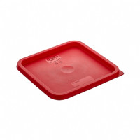 Кришка для контейнера Gastroplast полікарбонат 5,7/7,6 л квадратна червона GSPPL-6R
