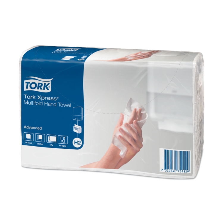 Листовые полотенца сложения Tork Xpress Multifold Advanced мягкие 120288