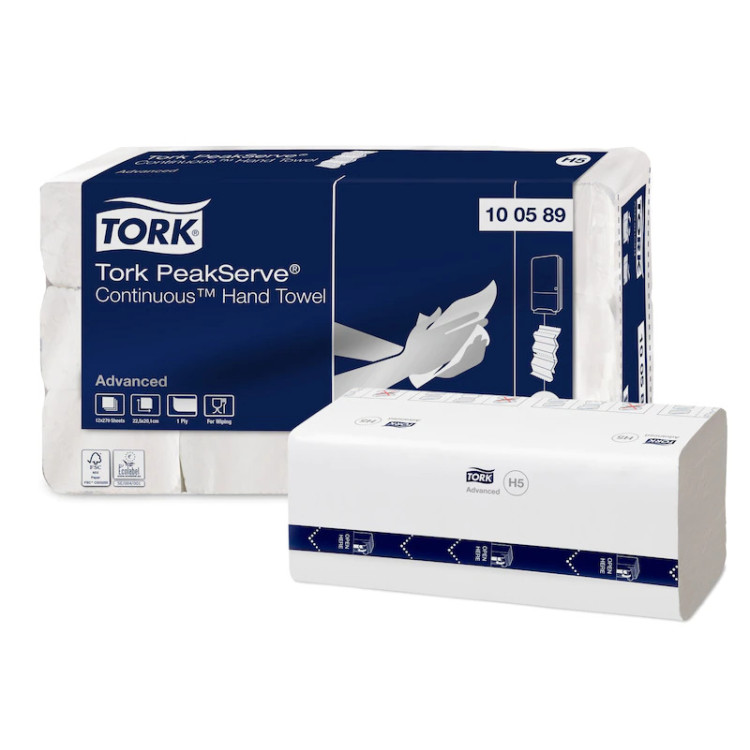 Листовые полотенца Tork Advanced PeakServe H5 100589