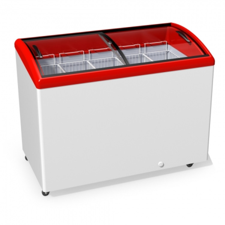 Морозильна скриня з гнутим склом JUKA N400S (-5+5С)