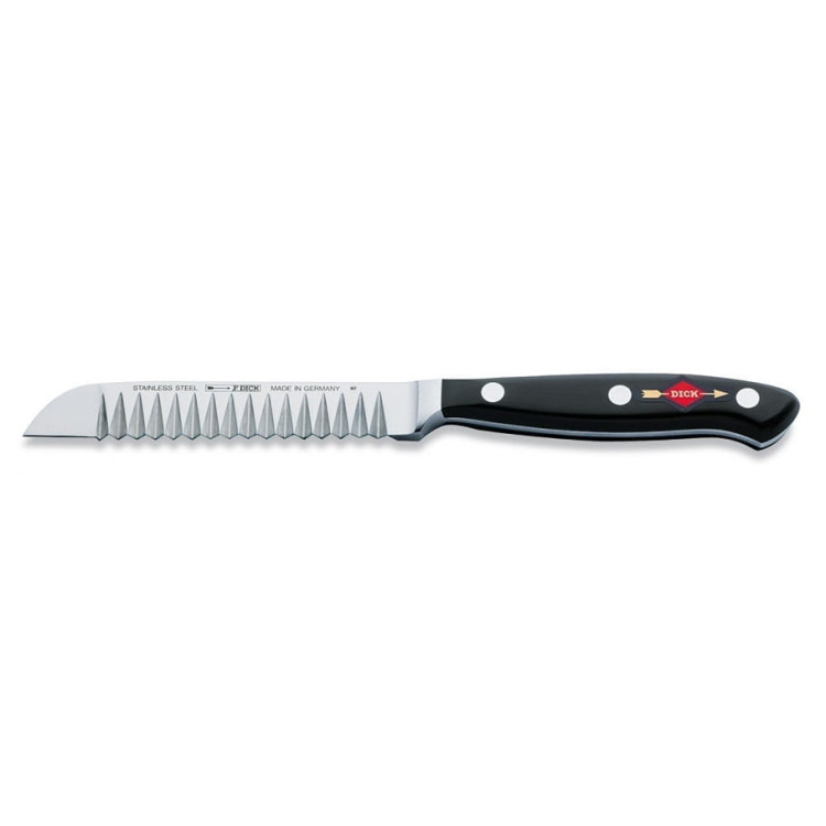 Ніж для декорування DICK Premier Plus 100 мм з насічками чорний 8145010