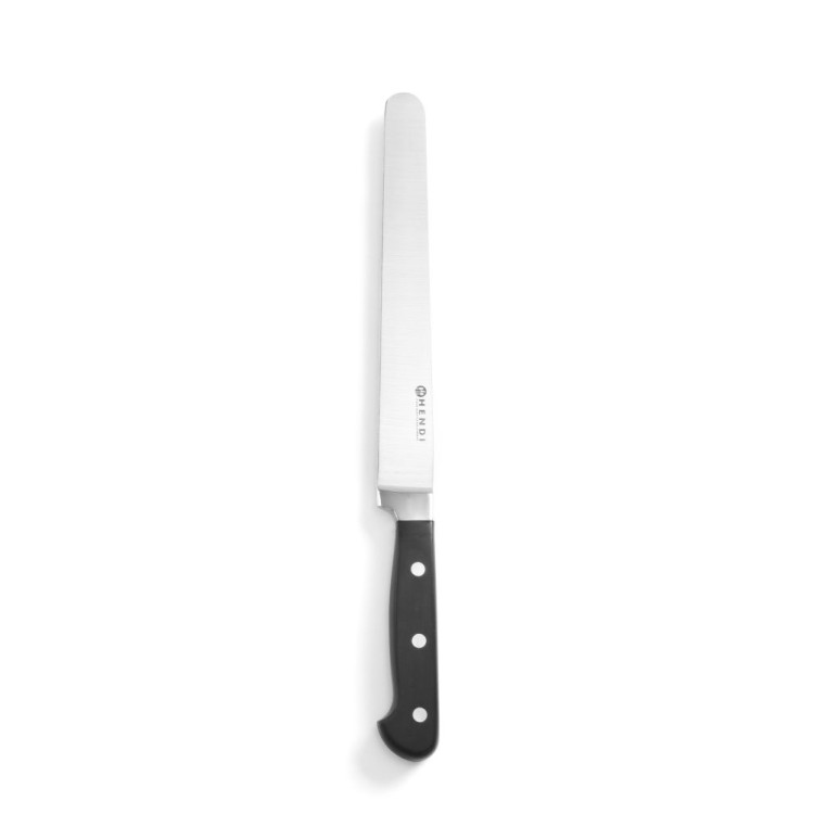 Ніж для шинки та лосося Hendi Kitchen Line 215 мм чорний 781326
