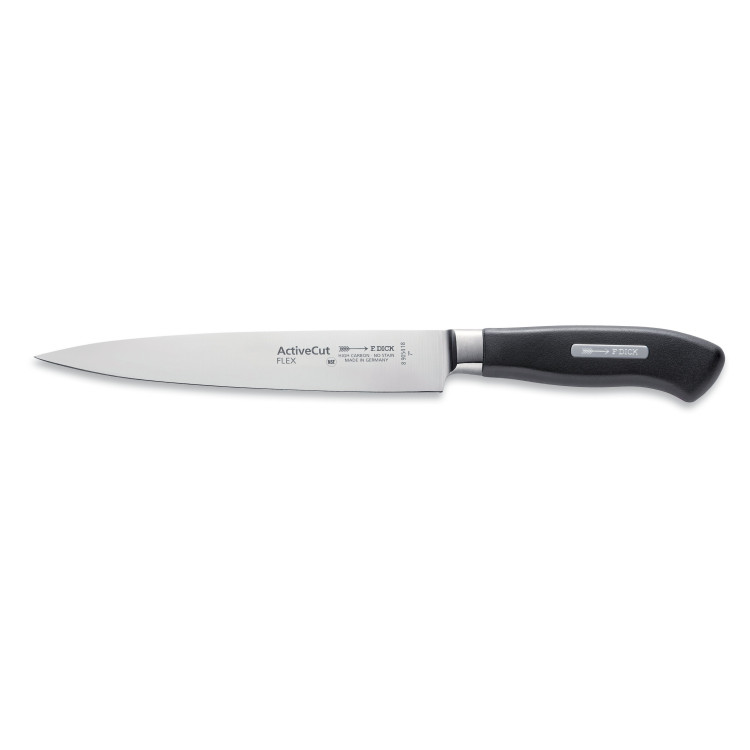 Ніж філейний DICK ActiveCut 180 мм гнучкий чорний 89054180
