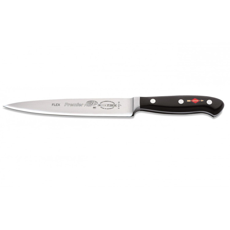 Ніж філейний DICK Premier Plus 180 мм гнучкий чорний 8145418