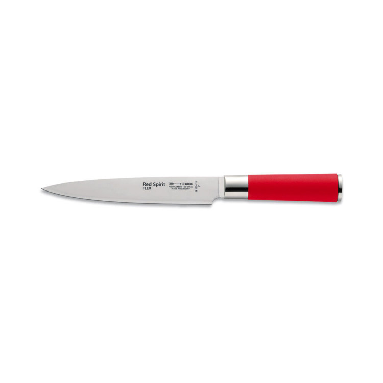 Ніж філейний DICK Red Spirit 180 мм гнучкий червоний 8175418
