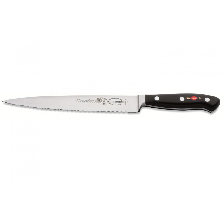 Ніж обробний DICK Premier Plus 260 мм зубчастий чорний 8145526