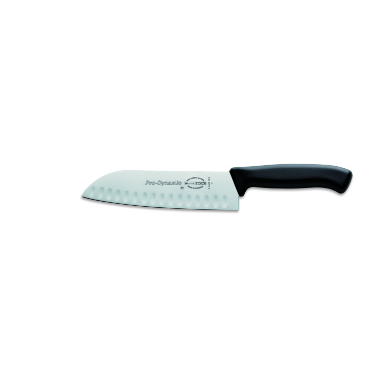 Нож Сантоку DICK ProDynamic Santoku 180 мм с насечками черный 85442180K