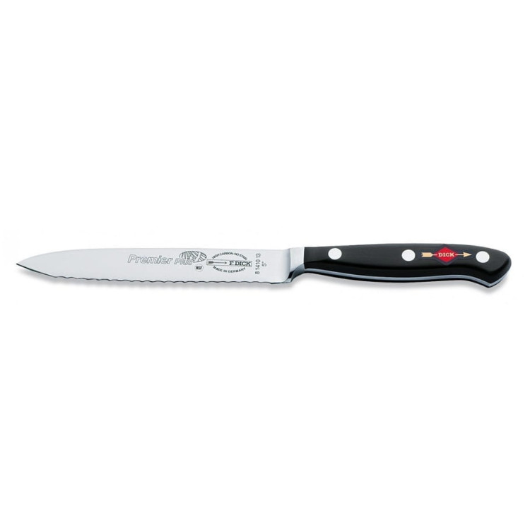 Ніж універсальний DICK Premier Plus 130 мм зубчастий чорний 8141013