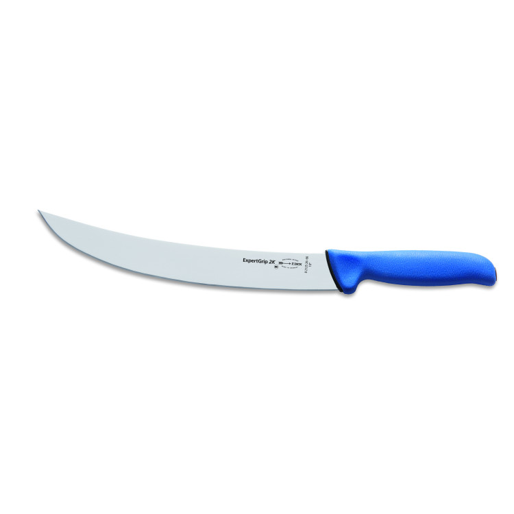 Нож жиловочный DICK ExpertGrip 2K 260 мм изогнутое лезвие синий 8212526