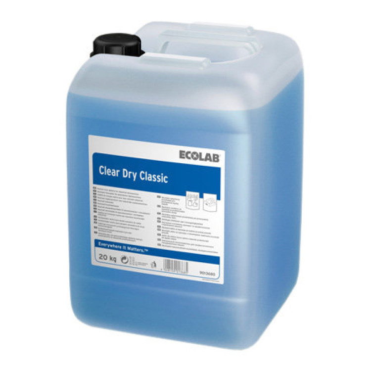Ополіскуючий засіб для посудомийних машин Ecolab Clear Dry Classic 20 кг 9013680