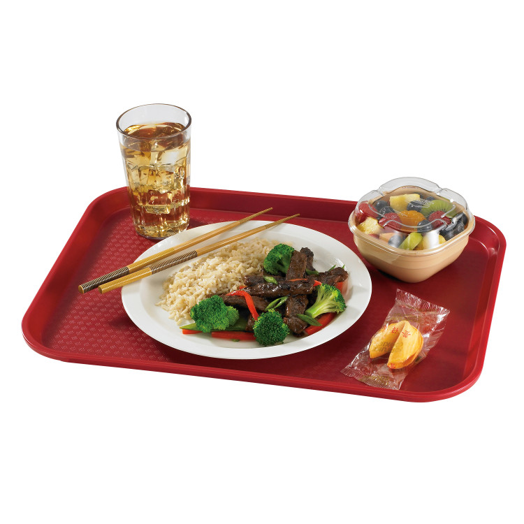 Піднос Cambro 300х410 мм червоний 1216FF