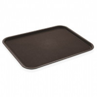 Піднос GastroPlast Fast Food 370х480 мм коричневий GTPP-3748BR