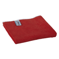 Салфетка Basic Vikan из микрофибры 400х400 мм красная 691144