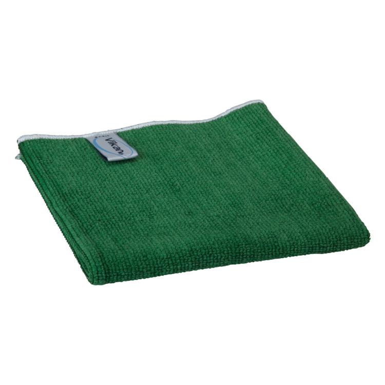 Салфетка Basic Vikan из микрофибры 400х400 мм зеленая 691142
