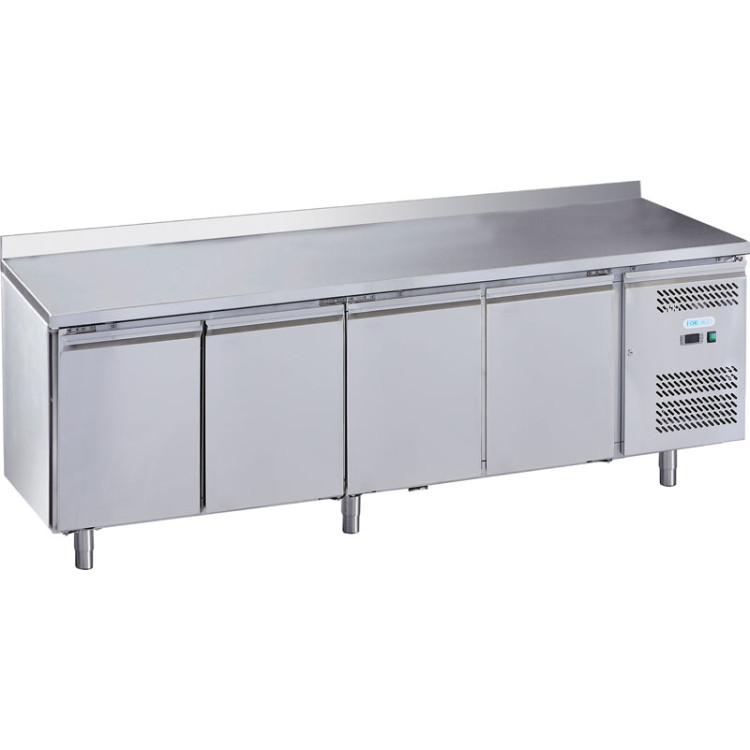 Стол морозильный 4-х дверный с бортом Forcold G-GN4200BT-FC
