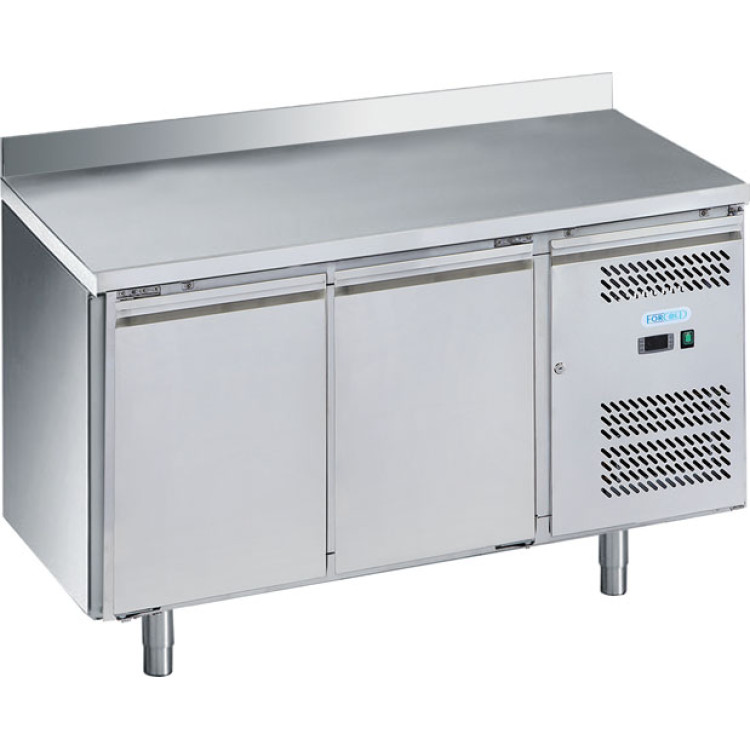 Стол морозильный 2-х дверный с бортом Forcold G-GN2200BT-FC