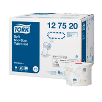 Туалетная бумага TORK Mid-size в миди рулонах мягкая (Premium)