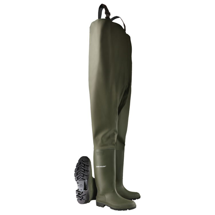 Вейдерсы DUNLOP PRICEMASTOR CHEST WADER рыбацкие забродные (полукомбинезон) размер 41 388VP 41