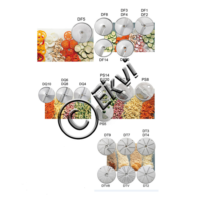 Диск DF14 (слайсер) для овощерезки Sirman, ТМ Inox