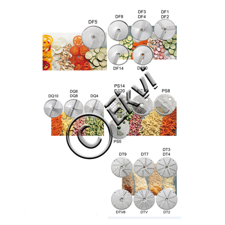 Диск DF8 (слайсер) для овощерезки Sirman, ТМ Inox