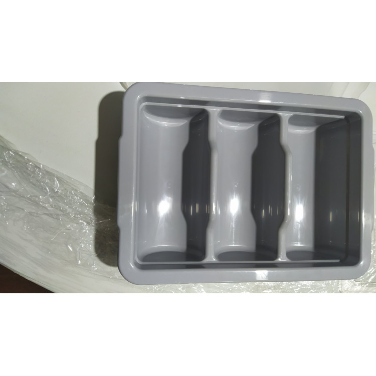 Контейнер для столовых приборов GastroPlast (3 отделения) совместимый с GKL-03 серый GK--0003