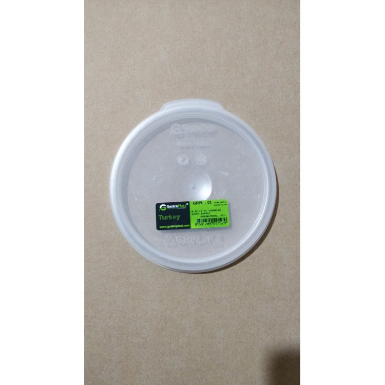 Кришка для круглого контейнера із полікарбонату Gastroplast 0,95 л GRPL-1