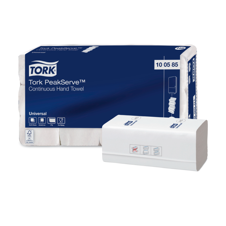 Система листових рушників TORK PeakServe Universal з неперервною подачею 100585